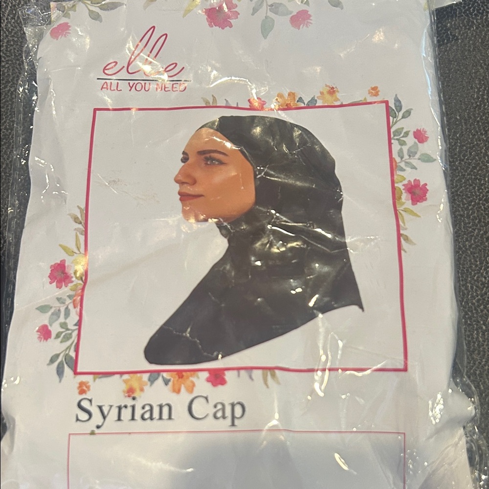 Black Syrian Cap black two pieces